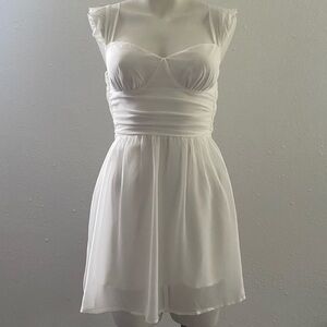 Princess Polly So Sweet Mini Dress White Size 0